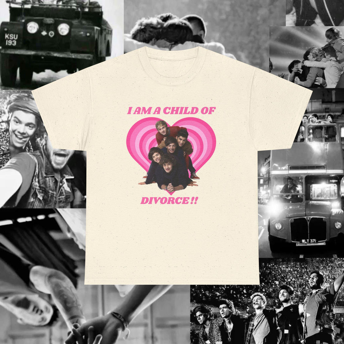 One Direction 'Child Of Divorce' Tshirt