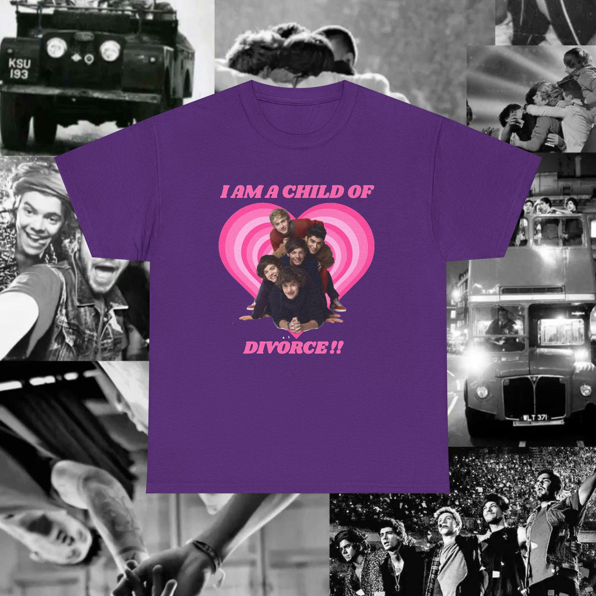 One Direction 'Child Of Divorce' Tshirt