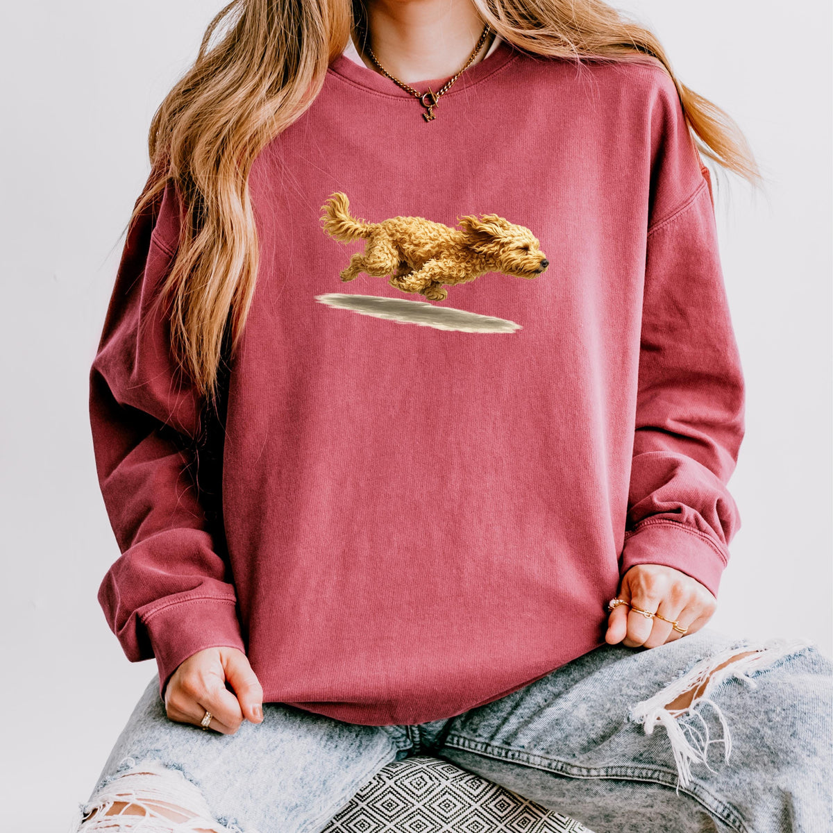 Running Cavapoo Dog Mom Shirt, Cavapoo Runner Tee, Funny Dog Lover T-Shirt, Cavapoo Mom Gift, Vintage Running Dog Graphic Tee,