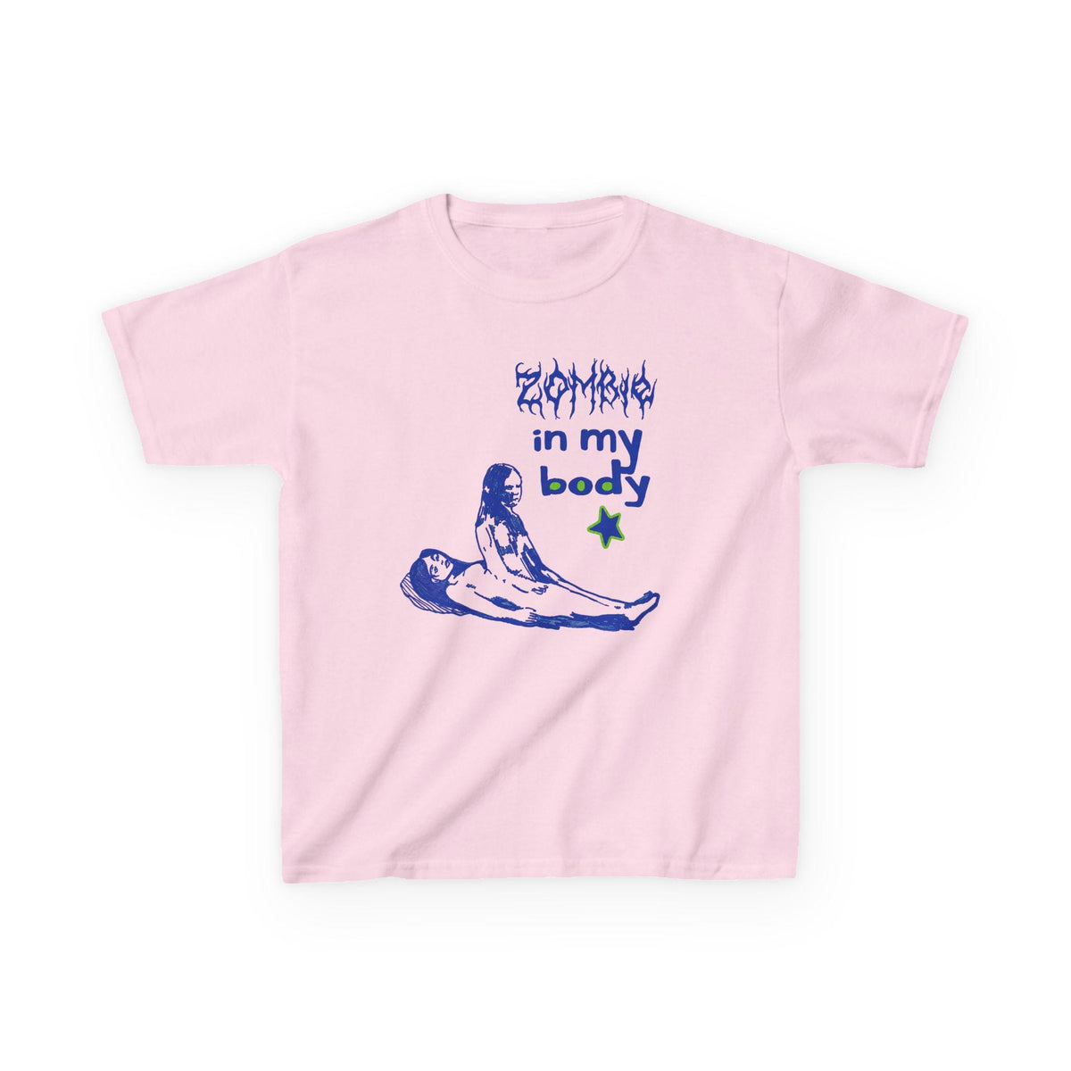 Zombie In My Body Baby Tee, you seem pretty sad, Y2K Grunge Graphic Shirt, Goth Baby Tee, Alt Girl Top, Horror Graphic Tee