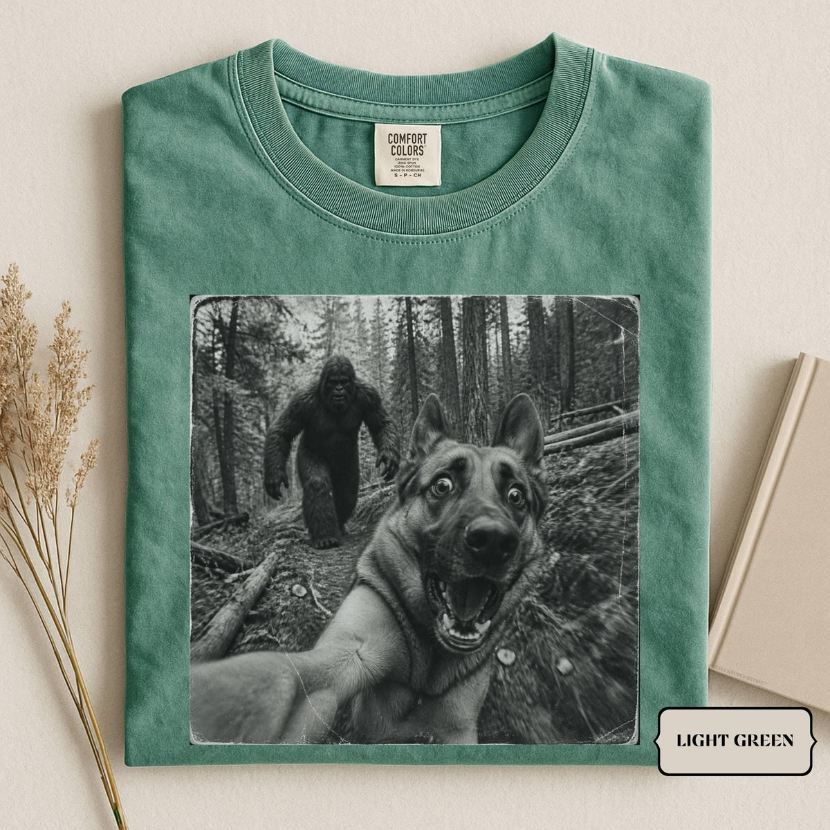 Bigfoot German Shepherd T-Shirt