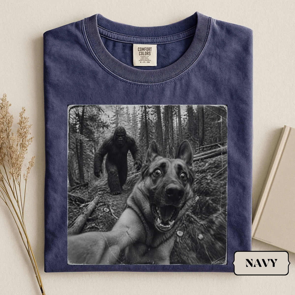 Bigfoot German Shepherd T-Shirt