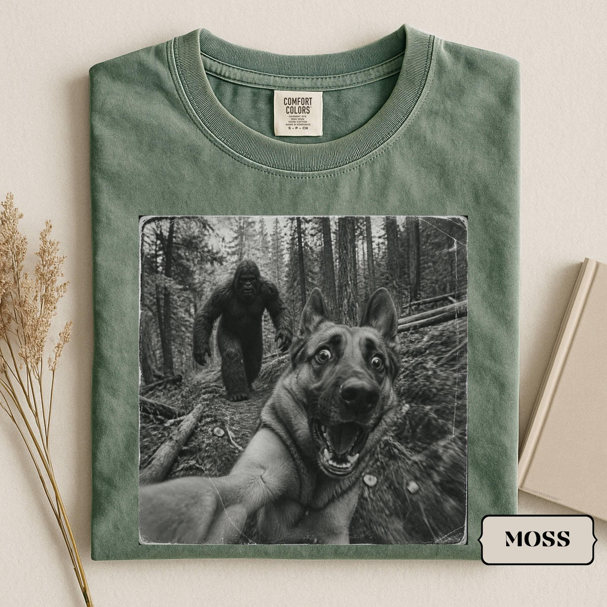 Bigfoot German Shepherd T-Shirt
