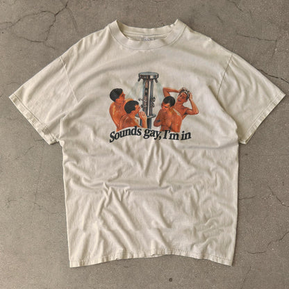 Sounds Gay I’m In Retro Graphic Tee - graphic front print