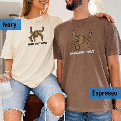 Amaze Rocky Alien Shirt, Funny Sci-Fi Quote Space Graphic Tee, Project Hail Mary Inspired Design, Comfort Colors® Sci-Fi Gift