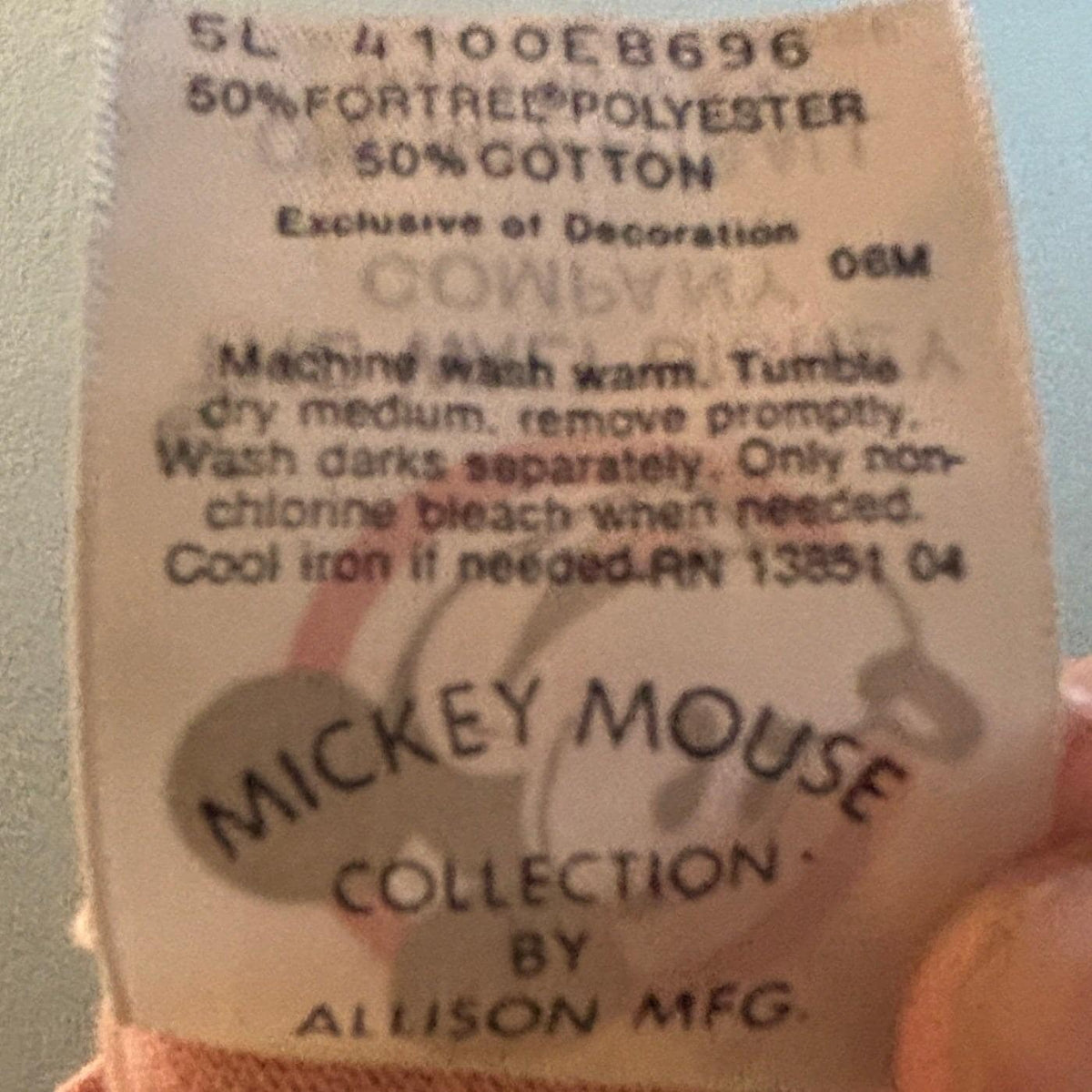 VTG Disney Mickey Minnie Mouse True Romance T Shirt Womens XL Pink 80s USA