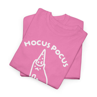 Hocus Pocus I Cannot Focus Shirt, Neurodivergent Meme Tee, Sarcastic Graphic T-Shirt, Funny Cat Wizard Design, ADHD Humor Gift