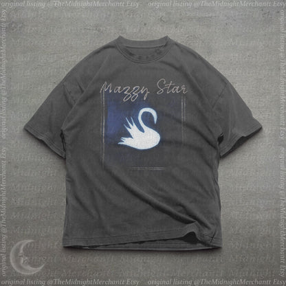Mazzy Star Among My Swan Shirt, Comfort colors premium cotton shirt, Mazzy star graphic tee, Baggy band tees, Cute shirts, 90s Band shirts