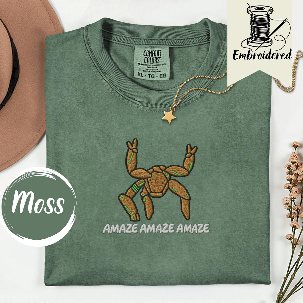 Amaze Rocky Alien Shirt, Funny Sci-Fi Quote Space Graphic Tee, Project Hail Mary Inspired Design, Comfort Colors® Sci-Fi Gift