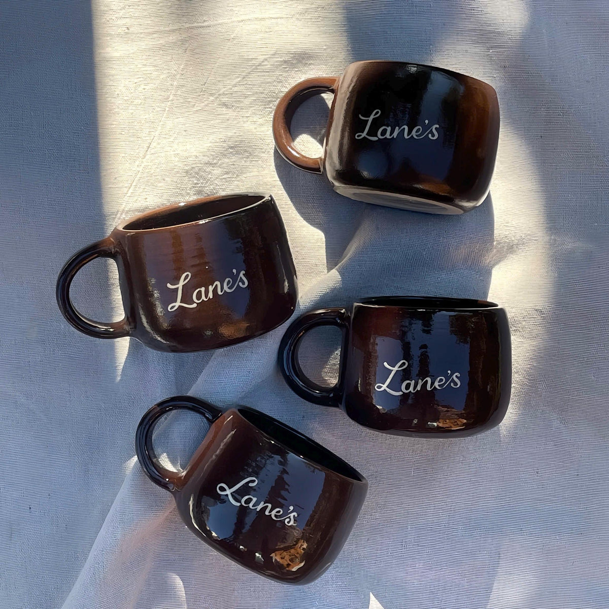 Personalized Cappuccino Cup – Custom Name Ceramic Mug, Handmade Pottery