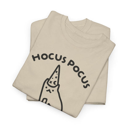 Hocus Pocus I Cannot Focus Shirt, Neurodivergent Meme Tee, Sarcastic Graphic T-Shirt, Funny Cat Wizard Design, ADHD Humor Gift