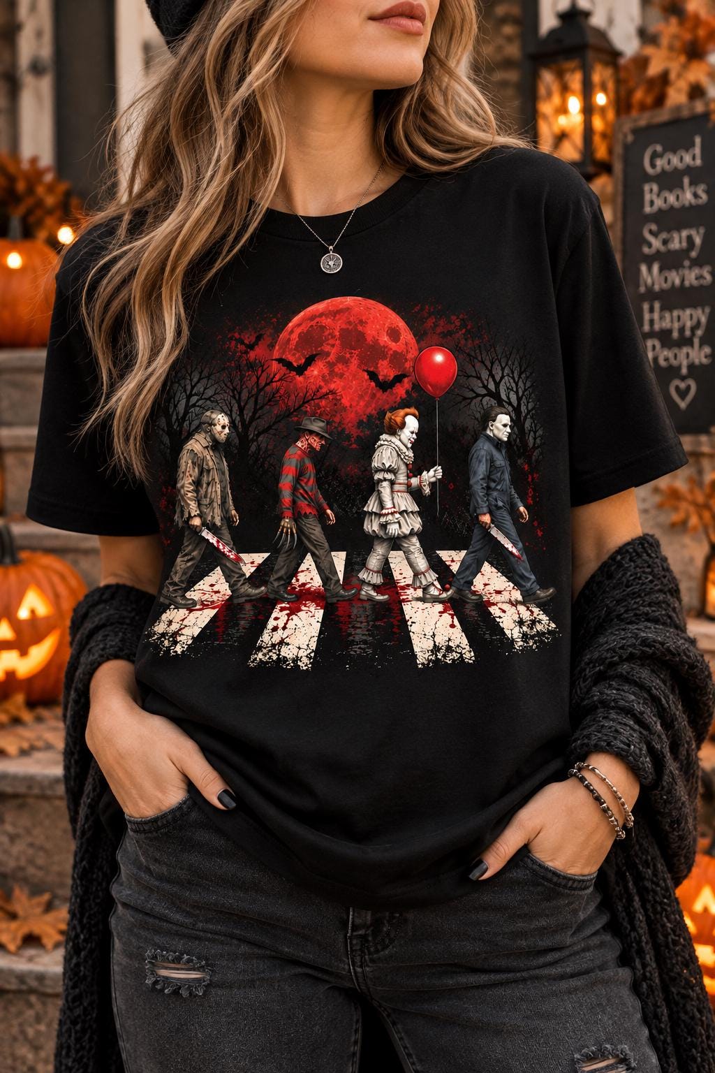 Retro Horror Movie Shirt, Spooky Season Graphic Tee, Vintage Scary Fan Gift