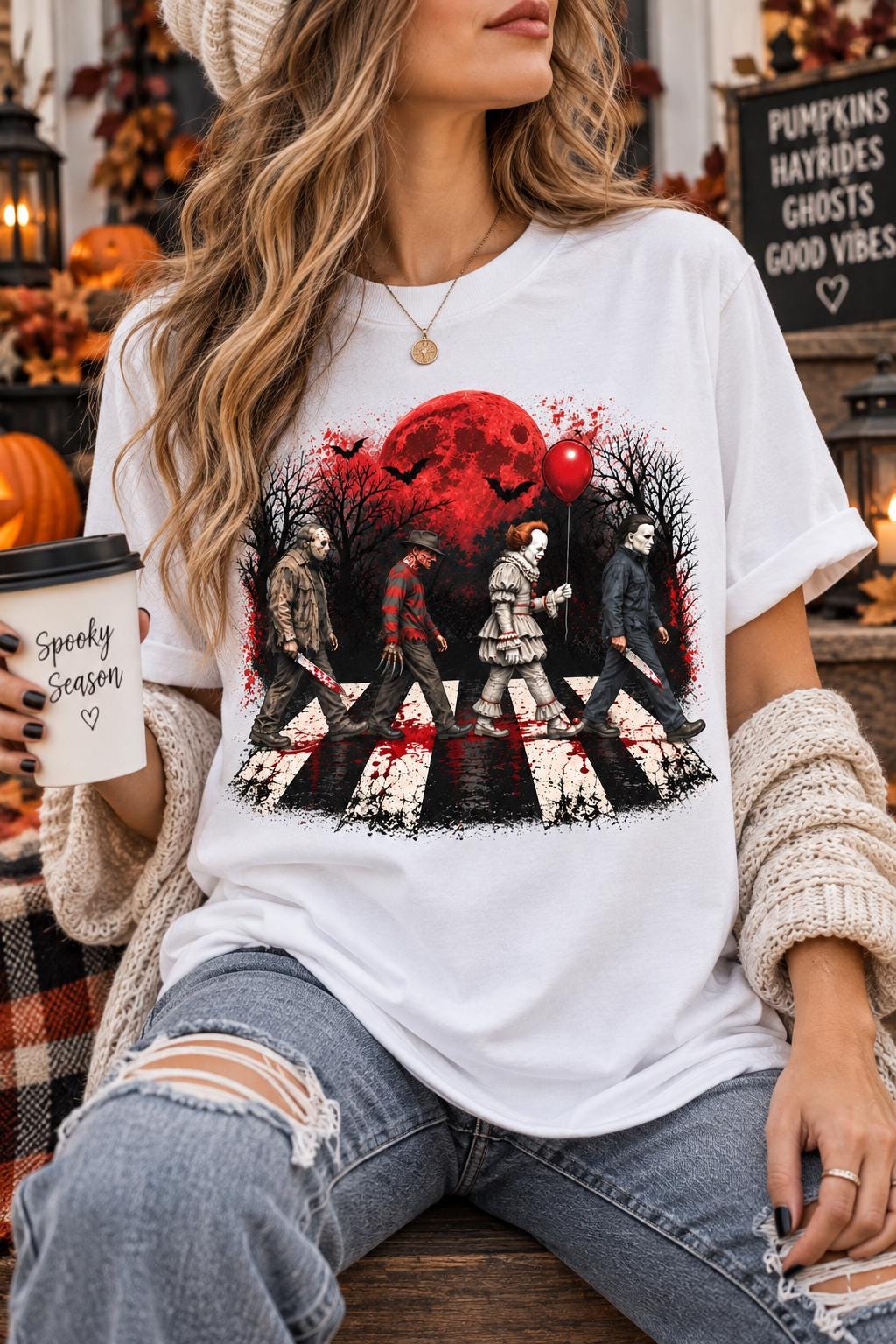 Retro Horror Movie Shirt, Spooky Season Graphic Tee, Vintage Scary Fan Gift
