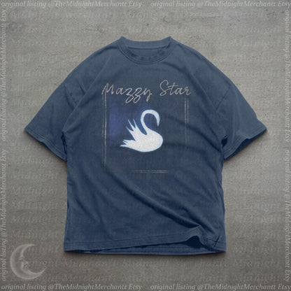 Mazzy Star Among My Swan Shirt, Comfort colors premium cotton shirt, Mazzy star graphic tee, Baggy band tees, Cute shirts, 90s Band shirts