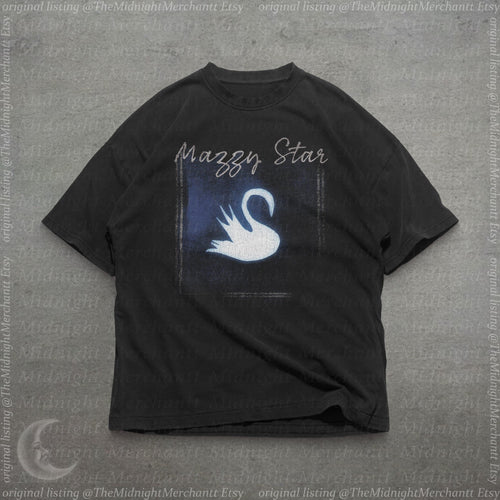Mazzy Star Among My Swan Shirt, Comfort colors premium cotton shirt, Mazzy star graphic tee, Baggy band tees, Cute shirts, 90s Band shirts