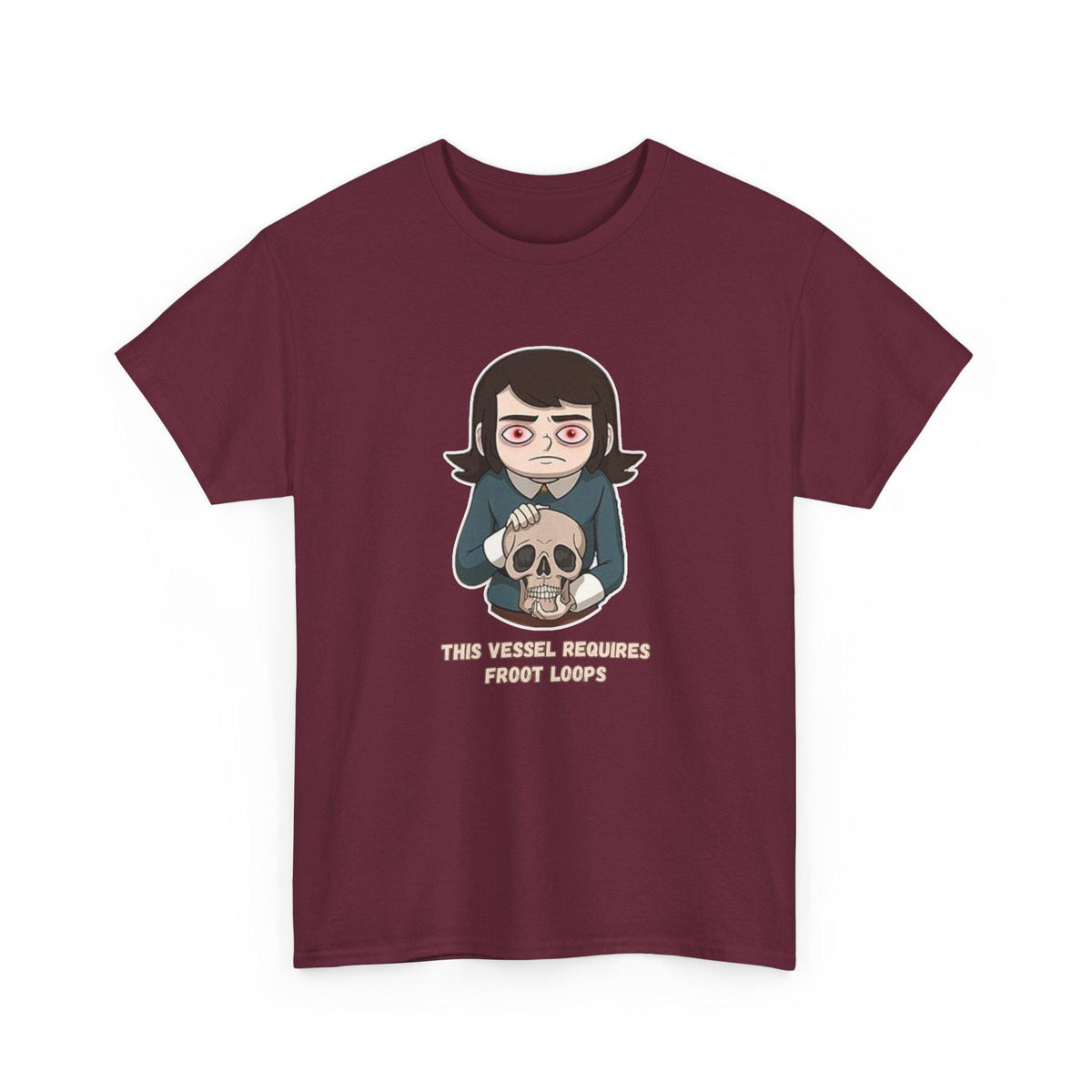 Abaddon - This Vessel Requires Froot Loops Graphic Tee - Casual Unisex T-Shirt