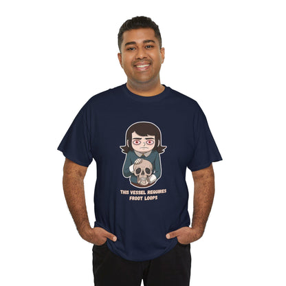 Abaddon - This Vessel Requires Froot Loops Graphic Tee - Casual Unisex T-Shirt