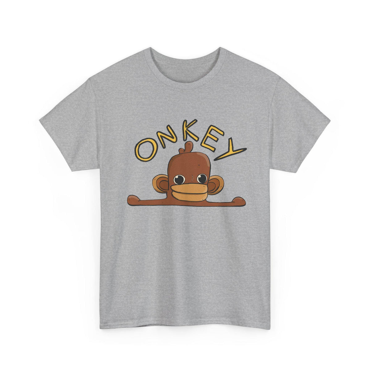 Onkey Monkey graphic Tee | Cute Cartoon Ape Illustration
