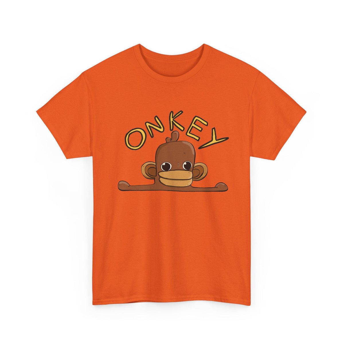 Onkey Monkey graphic Tee | Cute Cartoon Ape Illustration