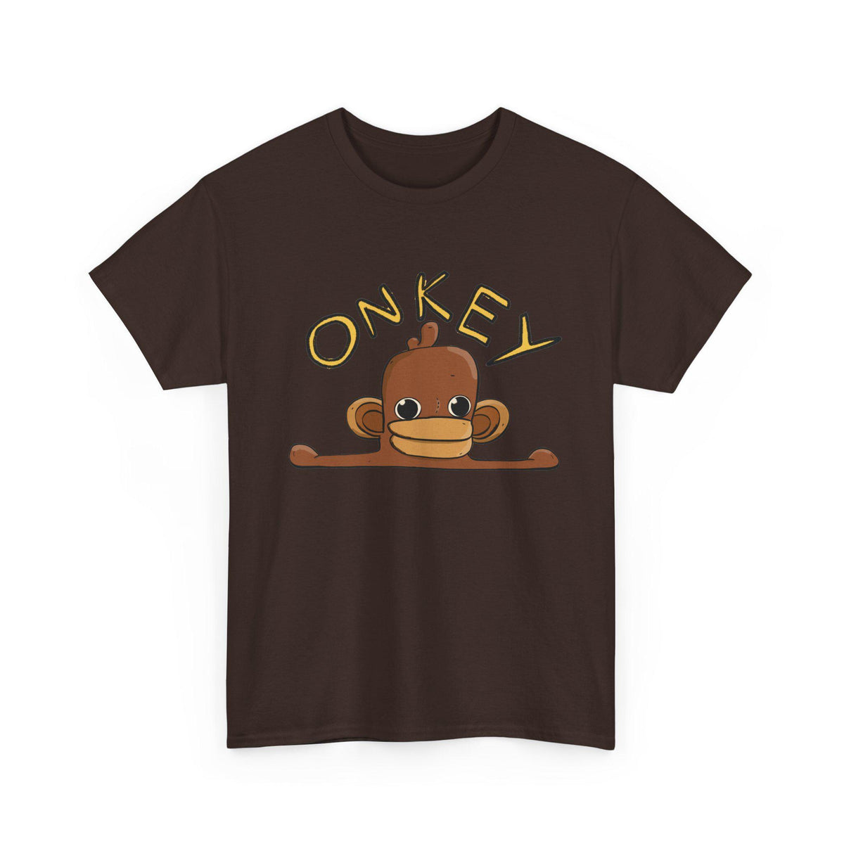 Onkey Monkey graphic Tee | Cute Cartoon Ape Illustration