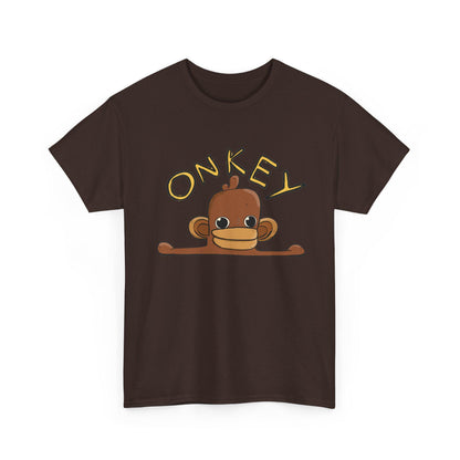 Onkey Monkey graphic Tee | Cute Cartoon Ape Illustration