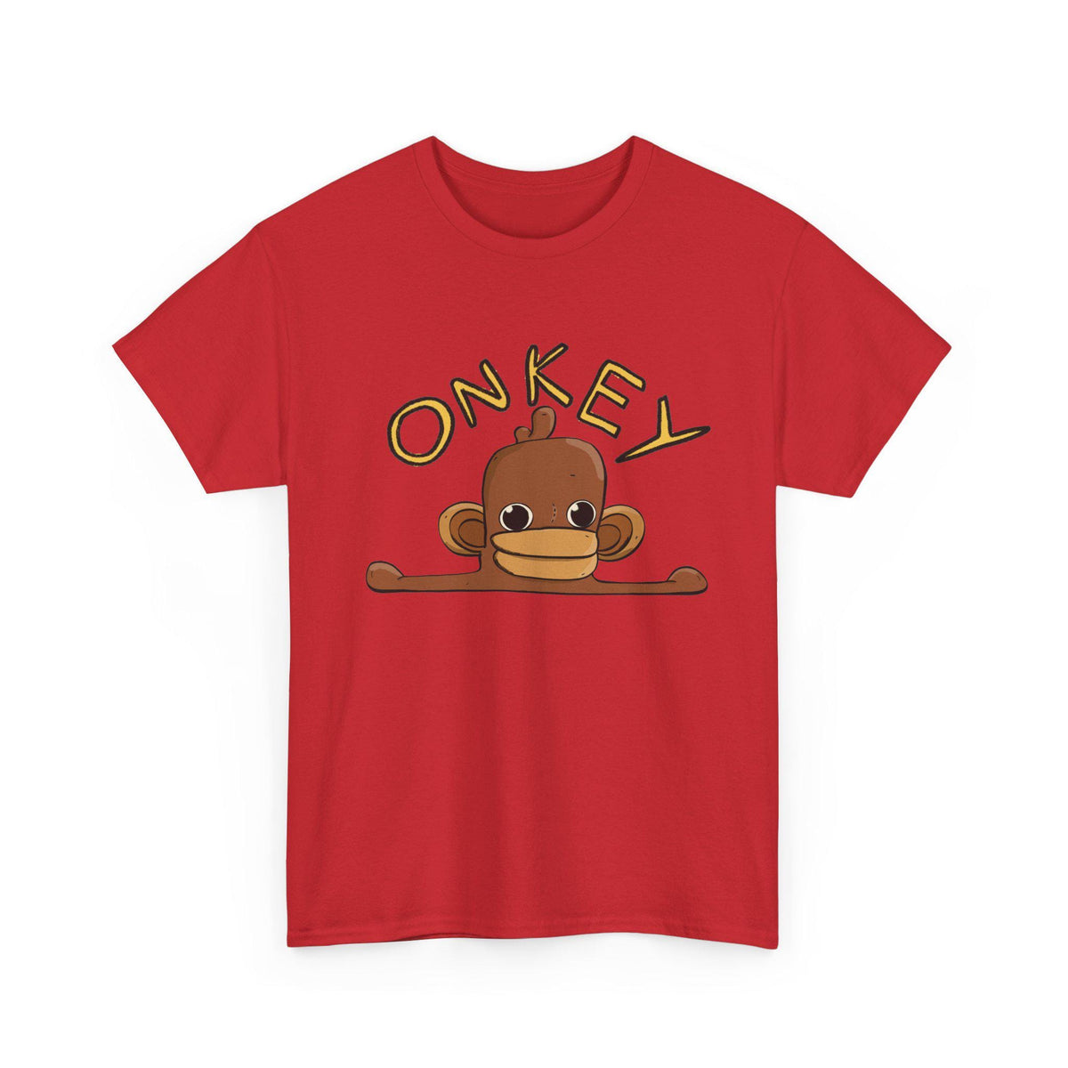 Onkey Monkey graphic Tee | Cute Cartoon Ape Illustration