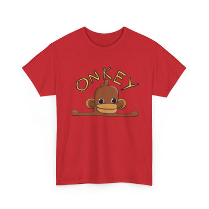 Onkey Monkey graphic Tee | Cute Cartoon Ape Illustration