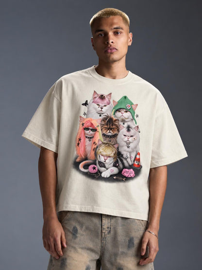 T001 - Unisex Boxy Oversized Tee
