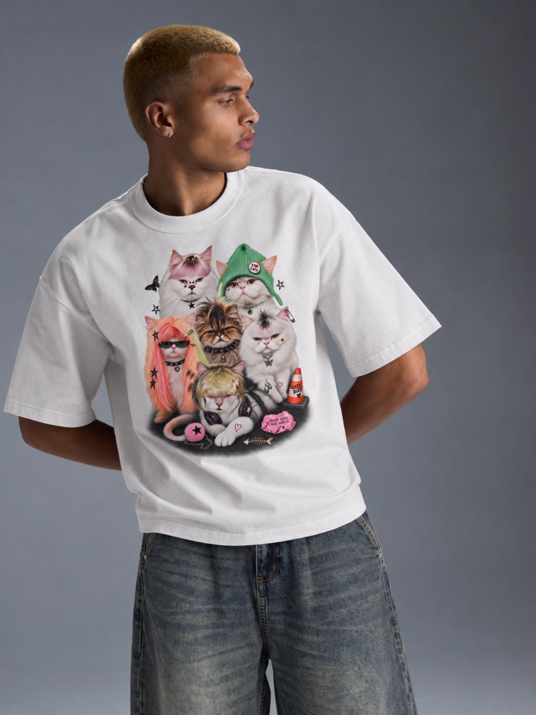 T001 - Unisex Boxy Oversized Tee