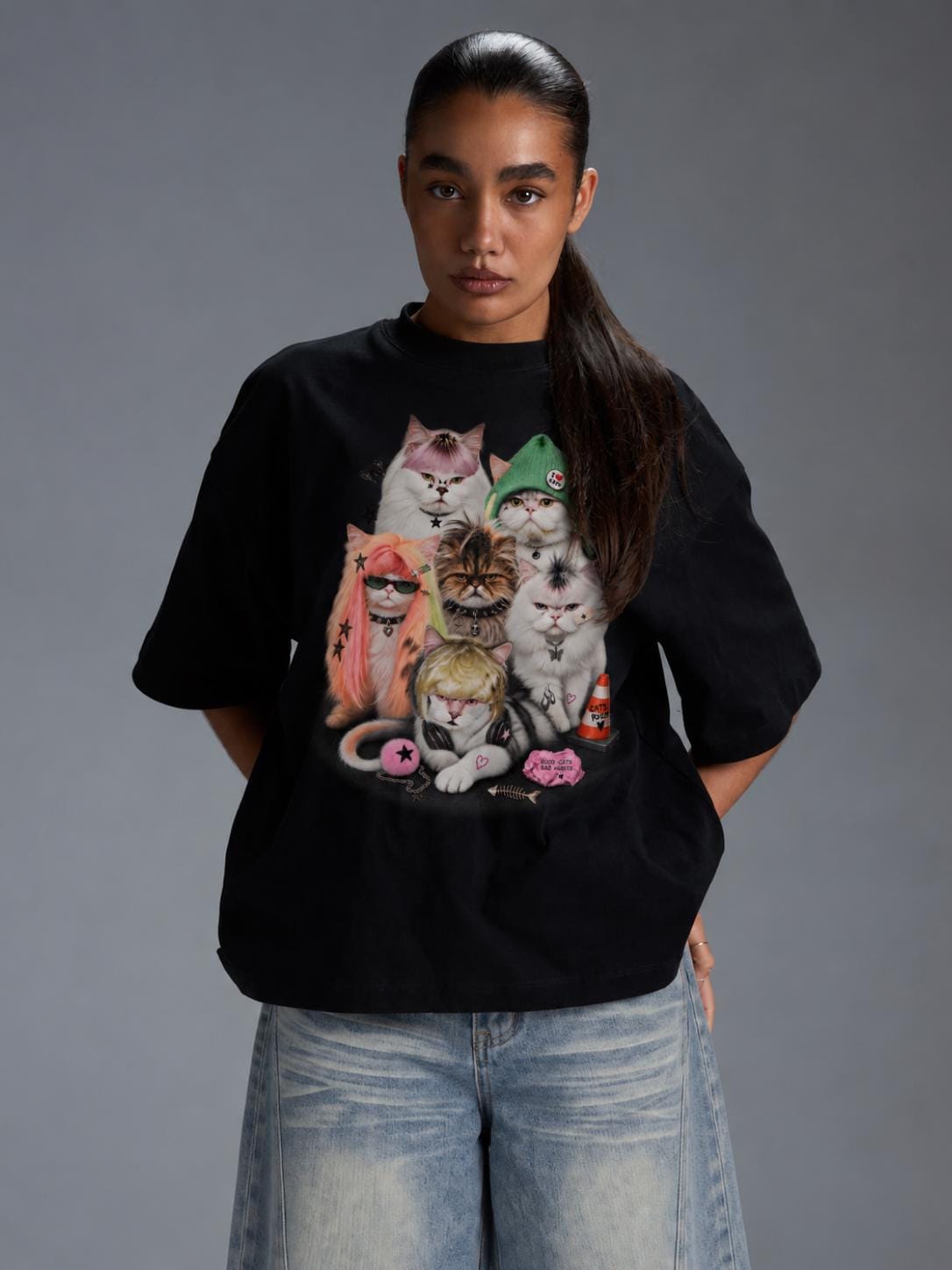 T001 - Unisex Boxy Oversized Tee