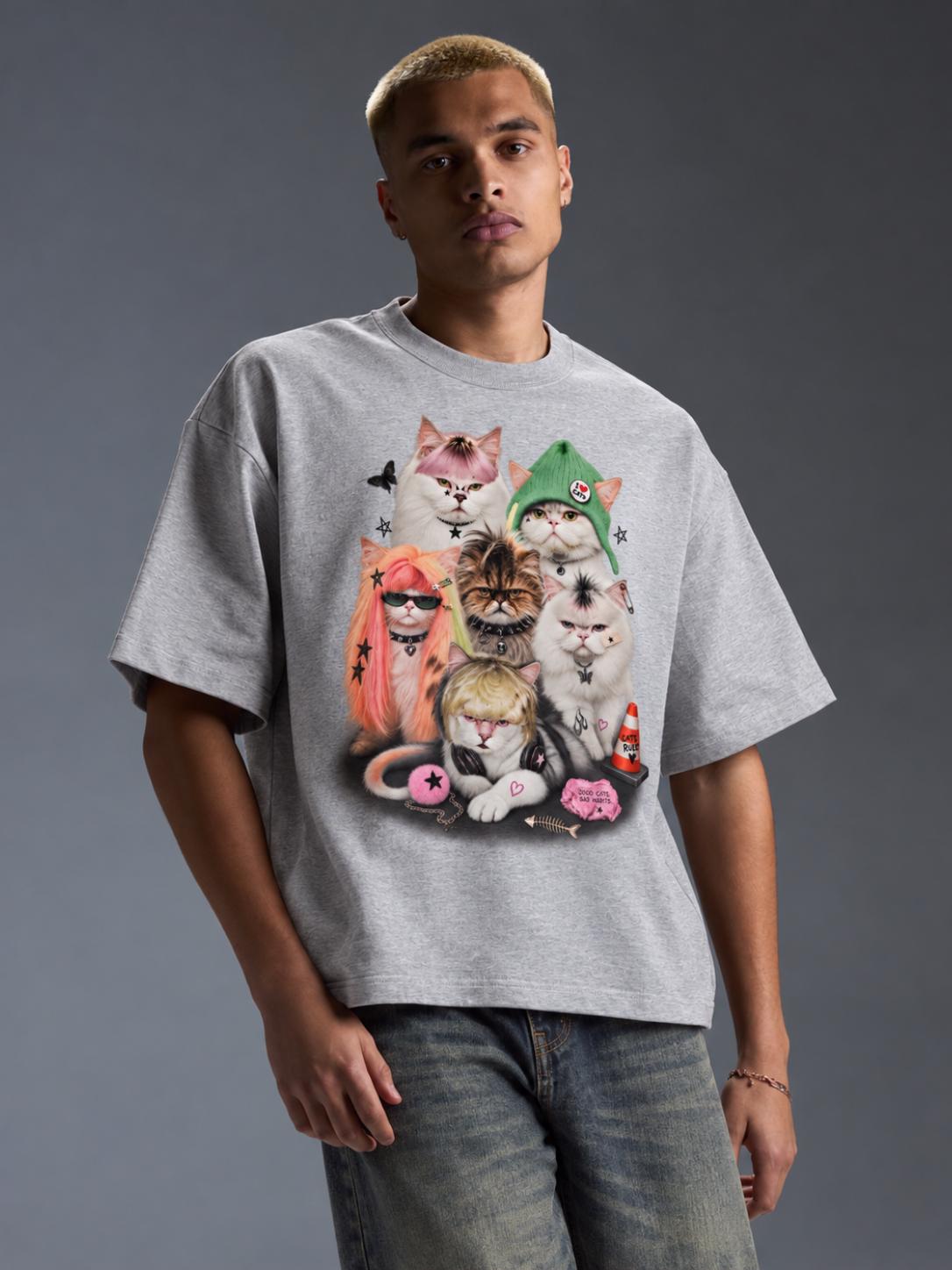 T001 - Unisex Boxy Oversized Tee