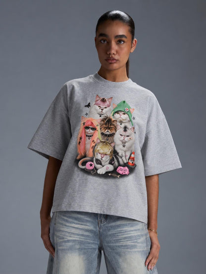 T001 - Unisex Boxy Oversized Tee