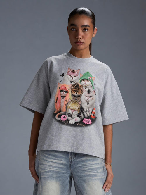 T001 - Unisex Boxy Oversized Tee