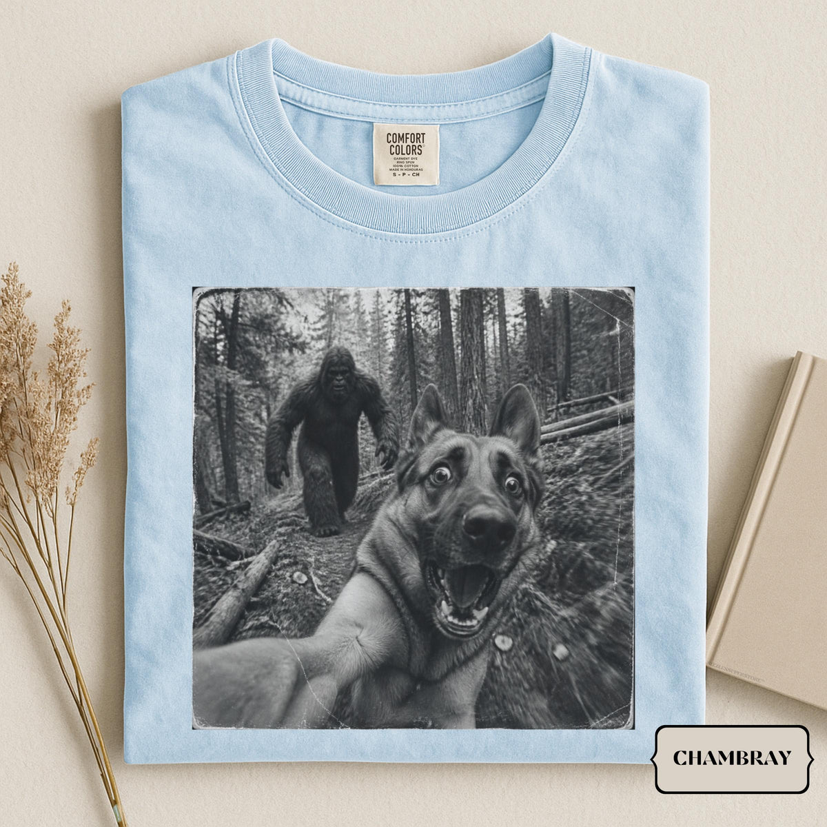 Bigfoot German Shepherd T-Shirt