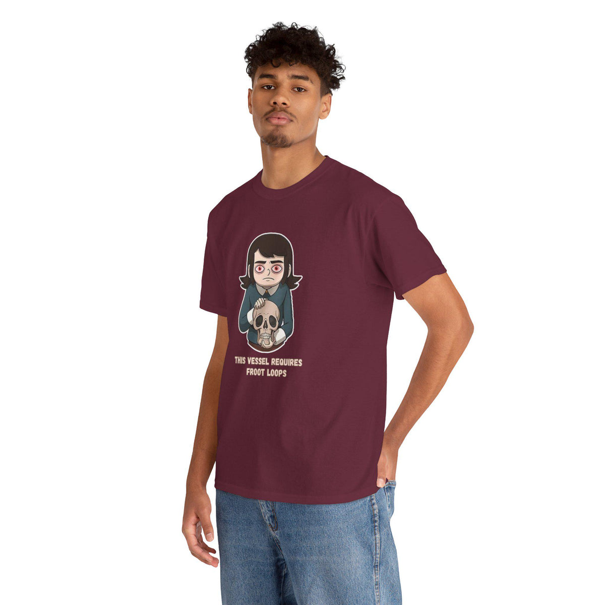 Abaddon - This Vessel Requires Froot Loops Graphic Tee - Casual Unisex T-Shirt