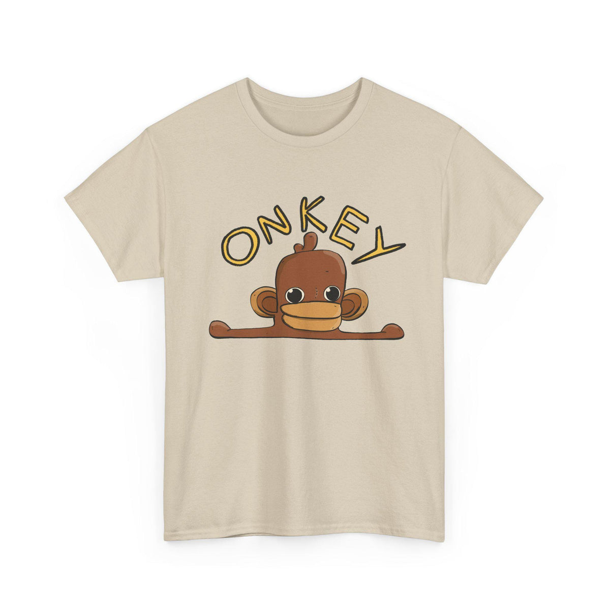 Onkey Monkey graphic Tee | Cute Cartoon Ape Illustration