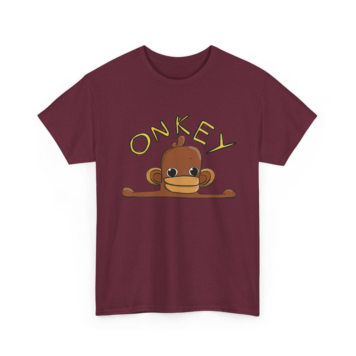 Onkey Monkey graphic Tee | Cute Cartoon Ape Illustration