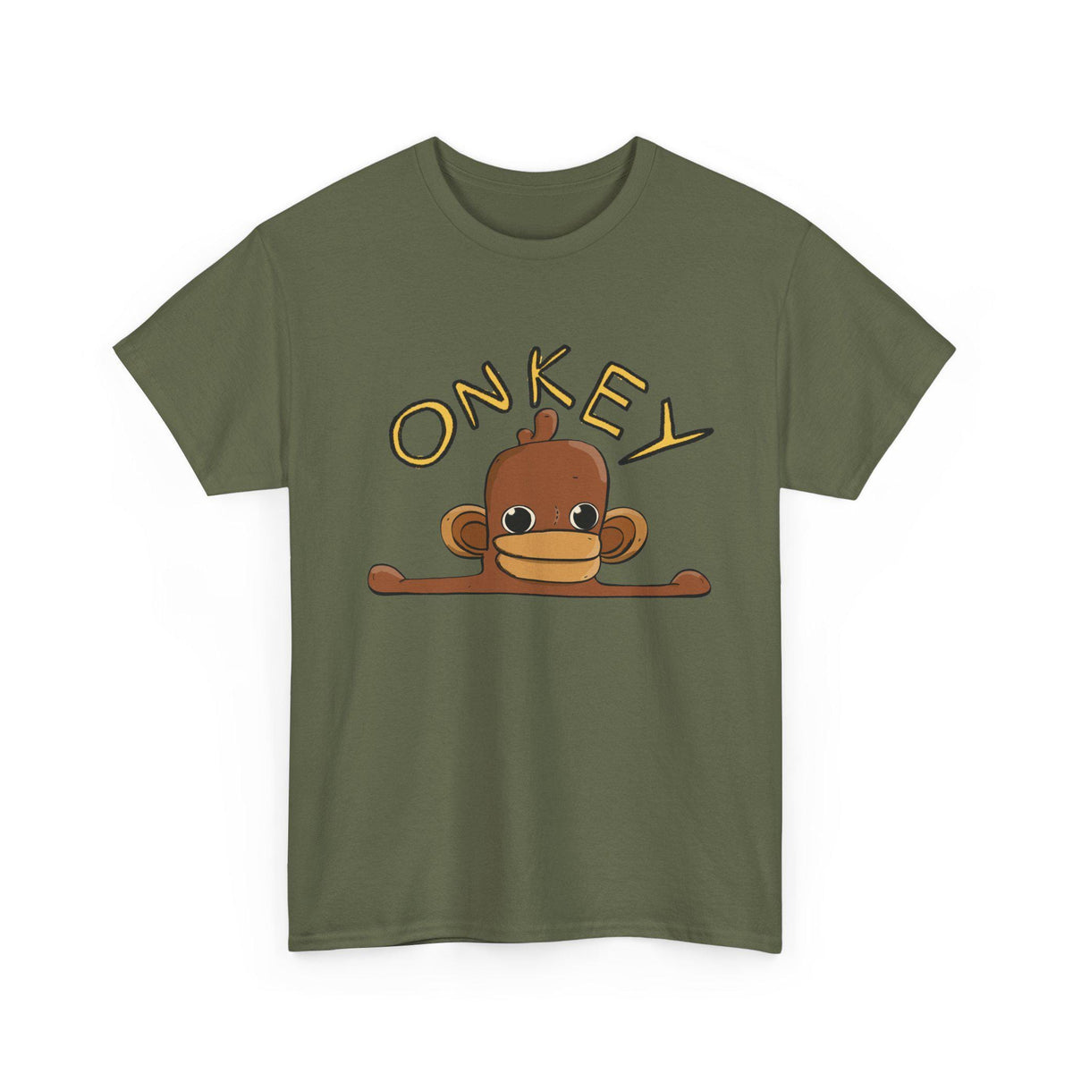 Onkey Monkey graphic Tee | Cute Cartoon Ape Illustration