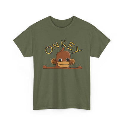 Onkey Monkey graphic Tee | Cute Cartoon Ape Illustration