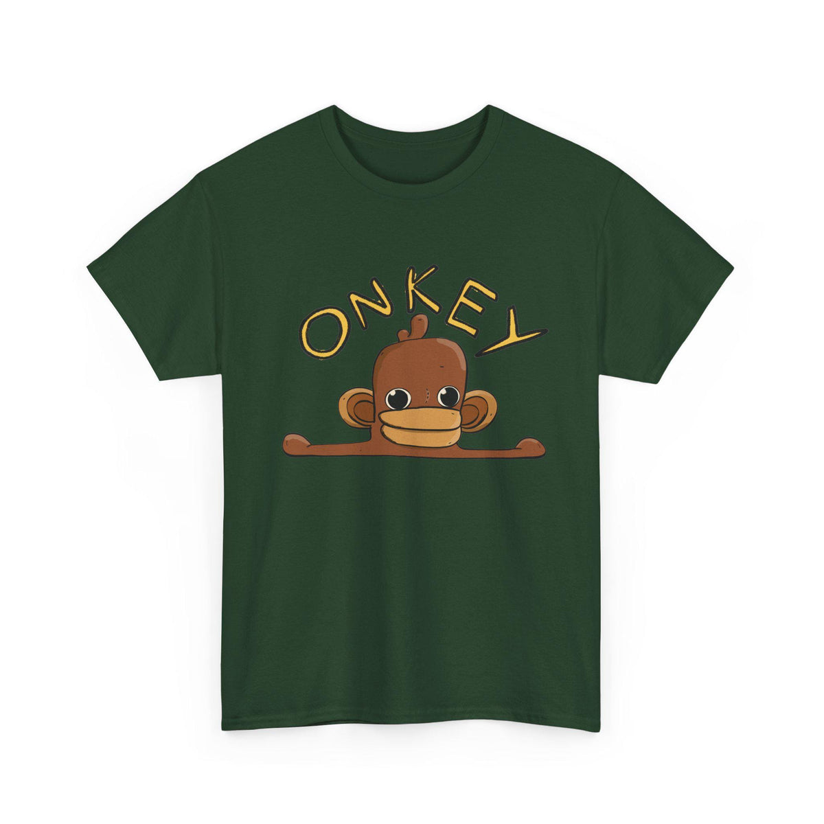 Onkey Monkey graphic Tee | Cute Cartoon Ape Illustration