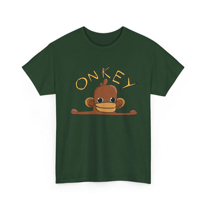 Onkey Monkey graphic Tee | Cute Cartoon Ape Illustration