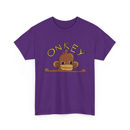 Onkey Monkey graphic Tee | Cute Cartoon Ape Illustration