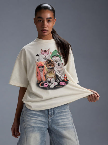 T001 - Unisex Boxy Oversized Tee
