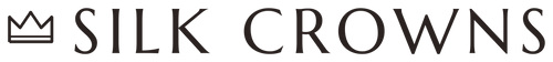 Silk Crowns wordmark with crown mark